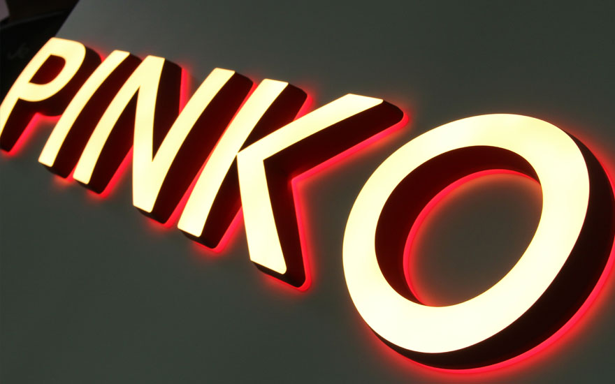 Pinko(品高)弧面亞克力雙面LED迷你發(fā)光字