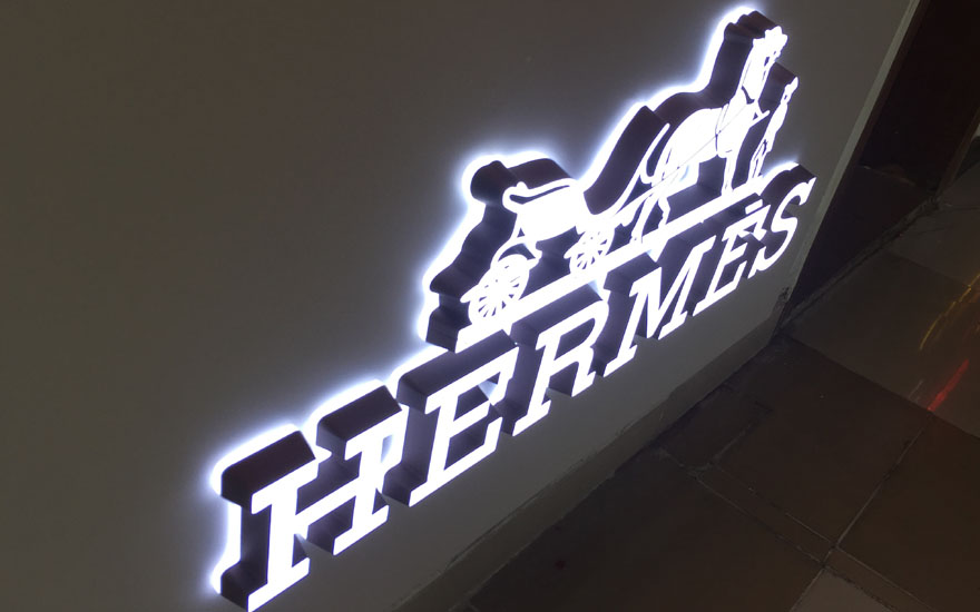 愛馬仕(Hermès)亞克力雙面LED迷你發(fā)光字