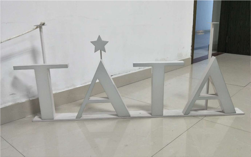 TATA連鎖品牌舞臺LED樹脂發(fā)光字