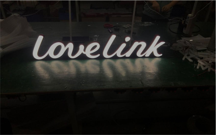 Love Link情侶珠寶品牌連鎖店迷你發(fā)光字