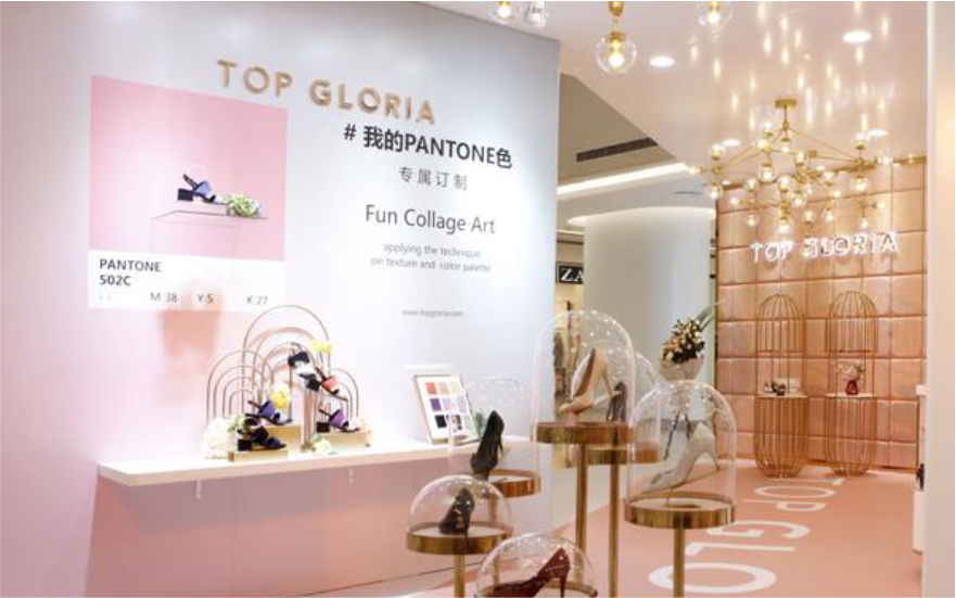 TOP GLORIA品牌連鎖店LED背發(fā)光字