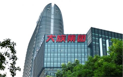 深圳大族激光LED高空發(fā)光字工程