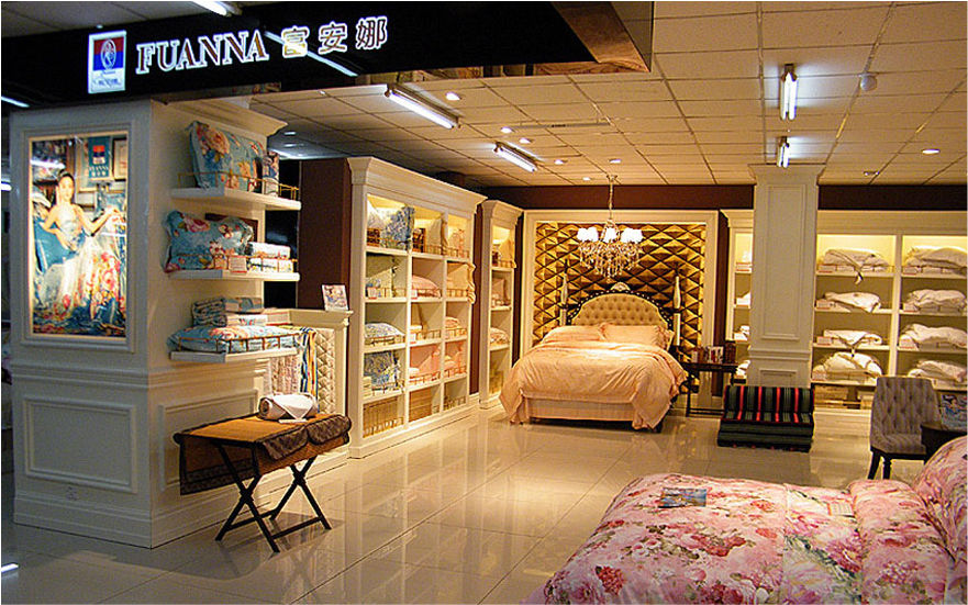 富安娜品牌連鎖店LED亞克力發(fā)光字