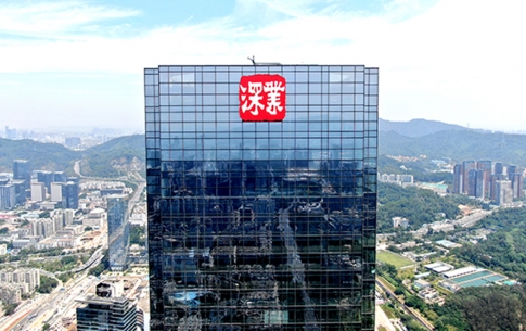 深圳深業(yè)上城T1樓頂發(fā)光字工程案例